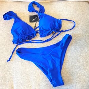 Royal blue bikini